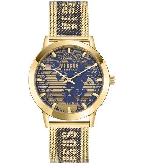 versace stainless steel mesh bracelet watch|Versace Watches .